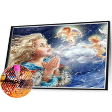 Load image into Gallery viewer, Pray Little Angel 45*40CM(Picture) Full Round Drill Diamond Painting
