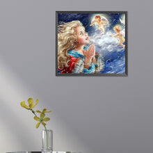 Load image into Gallery viewer, Pray Little Angel 45*40CM(Picture) Full Round Drill Diamond Painting
