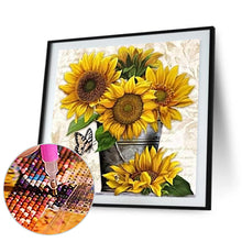 Load image into Gallery viewer, Sunflower 50*50CM(Canvas) Full Round Drill Diamond Painting
