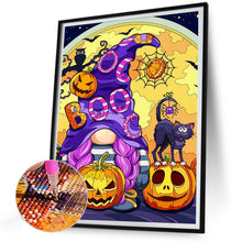 Load image into Gallery viewer, Halloween Jack-O-Lantern 30*40CM(Canvas) Full Round Drill Diamond Painting
