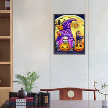 Load image into Gallery viewer, Halloween Jack-O-Lantern 30*40CM(Canvas) Full Round Drill Diamond Painting
