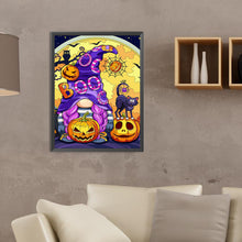 Load image into Gallery viewer, Halloween Jack-O-Lantern 30*40CM(Canvas) Full Round Drill Diamond Painting
