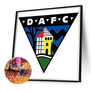 Dunfermline Athletic Football Club 30*30CM(Canvas) Full Round Drill Diamond Painting
