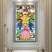 Load image into Gallery viewer, Super Mario 45*75CM(Canvas) Full Round Drill Diamond Painting
