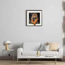 Load image into Gallery viewer, 3D Picture Frame Tiger 35*35CM(Canvas) Full Round Drill Diamond Painting
