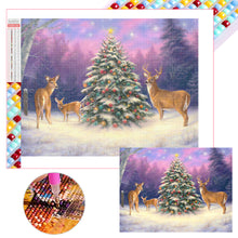 Load image into Gallery viewer, Christmas Tree 40*30CM(Picture) Full Square Drill Diamond Painting
