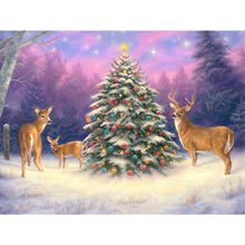 Load image into Gallery viewer, Christmas Tree 40*30CM(Picture) Full Square Drill Diamond Painting
