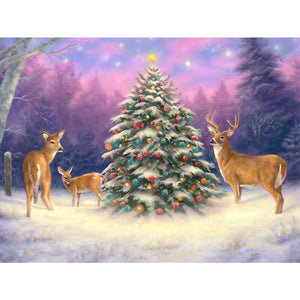 Christmas Tree 40*30CM(Picture) Full Square Drill Diamond Painting