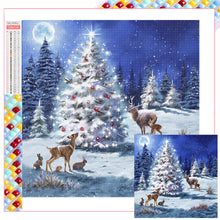 Load image into Gallery viewer, Christmas Tree 40*40CM(Picture) Full Square Drill Diamond Painting
