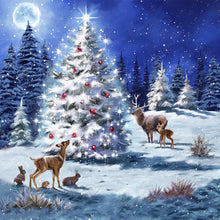 Load image into Gallery viewer, Christmas Tree 40*40CM(Picture) Full Square Drill Diamond Painting
