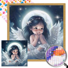 Load image into Gallery viewer, Little Angel 40*40CM(Picture) Full Round Drill Diamond Painting
