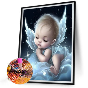 Angel Baby 40*50CM(Picture) Full Round Drill Diamond Painting