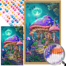 Load image into Gallery viewer, Mushroom House 40*70CM(Picture) Full Round Drill Diamond Painting
