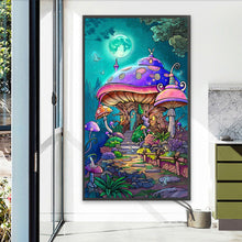 Load image into Gallery viewer, Mushroom House 40*70CM(Picture) Full Round Drill Diamond Painting
