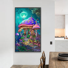 Load image into Gallery viewer, Mushroom House 40*70CM(Picture) Full Round Drill Diamond Painting
