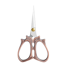 Load image into Gallery viewer, 4.44 Inch Dressmaker Shears Scissors 5 Colors Embroidery Scissors (Copper)
