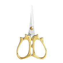 Load image into Gallery viewer, 4.44 Inch Dressmaker Shears Scissors 5 Colors Embroidery Scissors (Gold)
