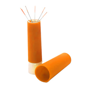 DIY Sewing Needle Holder Prym Lipstick Sewing Pin Cases (Orange with Pin)