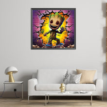 Load image into Gallery viewer, Superhero In Action Groot 55*50CM(Canvas) Full Round Drill Diamond Painting
