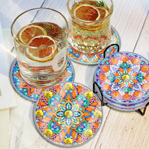 6pcs Coaster Set Holiday Christmas DIY for Adults and Beginners (BDZ01)