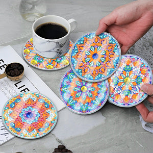 6pcs Coaster Set Holiday Christmas DIY for Adults and Beginners (BDZ01)