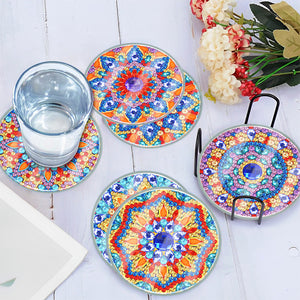 6pcs Coaster Set Holiday Christmas DIY for Adults and Beginners (BDZ03)