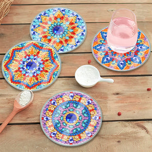 6pcs Coaster Set Holiday Christmas DIY for Adults and Beginners (BDZ03)