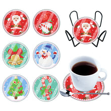 Load image into Gallery viewer, 6pcs Coaster Set Holiday Christmas DIY for Adults and Beginners (BDZ04)
