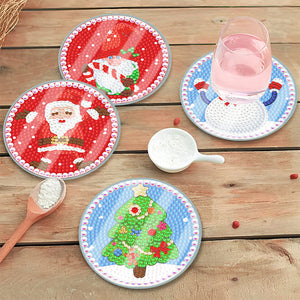 6pcs Coaster Set Holiday Christmas DIY for Adults and Beginners (BDZ04)
