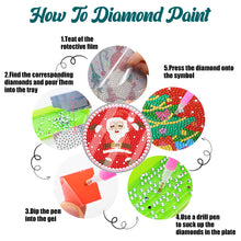 Load image into Gallery viewer, 6pcs Coaster Set Holiday Christmas DIY for Adults and Beginners (BDZ04)

