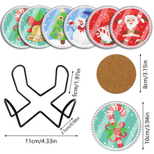 Load image into Gallery viewer, 6pcs Coaster Set Holiday Christmas DIY for Adults and Beginners (BDZ04)
