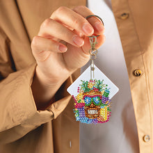 Load image into Gallery viewer, DIY Diamond Art Keychains Cartoon 6pcs (Hawaii Surfing)
