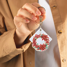 Load image into Gallery viewer, DIY Diamond Art Keychains Cartoon 6pcs (Saffron Wreath)
