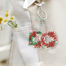 Load image into Gallery viewer, DIY Diamond Art Keychains Cartoon 6pcs (Saffron Wreath)
