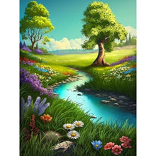 Load image into Gallery viewer, Forest Flowers 30*40CM(Canvas) Full Round Drill Diamond Painting
