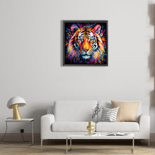 Load image into Gallery viewer, Tiger Head 30*30CM(Canvas) Full Round Drill Diamond Painting
