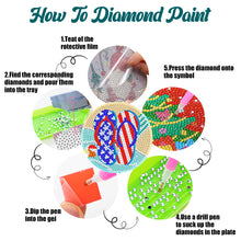 Load image into Gallery viewer, DIY Diamond Art Crafts Scenenry 8pcs Diamond Paintings Kits (Beach Slippers)
