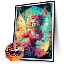 Load image into Gallery viewer, Butterfly Girl 40*50CM(Picture) Full Round Drill Diamond Painting
