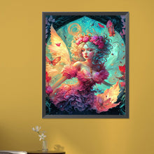 Load image into Gallery viewer, Butterfly Girl 40*50CM(Picture) Full Round Drill Diamond Painting
