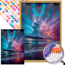 Load image into Gallery viewer, Beach Sky 40*60CM(Picture) Full Round Drill Diamond Painting
