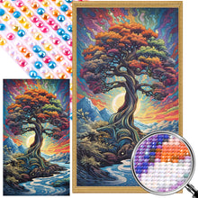 Load image into Gallery viewer, Big Tree By The Water 40*70CM(Picture) Full Round Drill Diamond Painting
