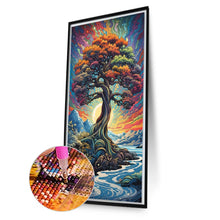 Load image into Gallery viewer, Big Tree By The Water 40*70CM(Picture) Full Round Drill Diamond Painting
