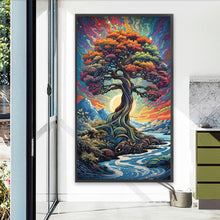 Load image into Gallery viewer, Big Tree By The Water 40*70CM(Picture) Full Round Drill Diamond Painting
