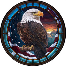 Load image into Gallery viewer, Glass Painting - Eagle 30*30CM(Canvas) Full Round Drill Diamond Painting
