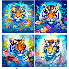 Load image into Gallery viewer, Jungle Tiger 30*30CM(Canvas) Full Round Drill Diamond Painting
