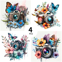 Load image into Gallery viewer, Camera Butterfly 30*30CM(Canvas) Full Round Drill Diamond Painting
