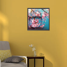 Load image into Gallery viewer, Peach Blossom Cup 30*30CM(Canvas) Full Round Drill Diamond Painting
