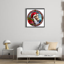 Load image into Gallery viewer, Christmas Saffron Horse Glass Painting 30*30CM(Canvas) Full Round Drill Diamond Painting
