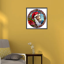 Load image into Gallery viewer, Christmas Saffron Horse Glass Painting 30*30CM(Canvas) Full Round Drill Diamond Painting

