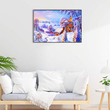 Load image into Gallery viewer, Morning Snow Scene 60*40CM(Canvas) Full Round Drill Diamond Painting
